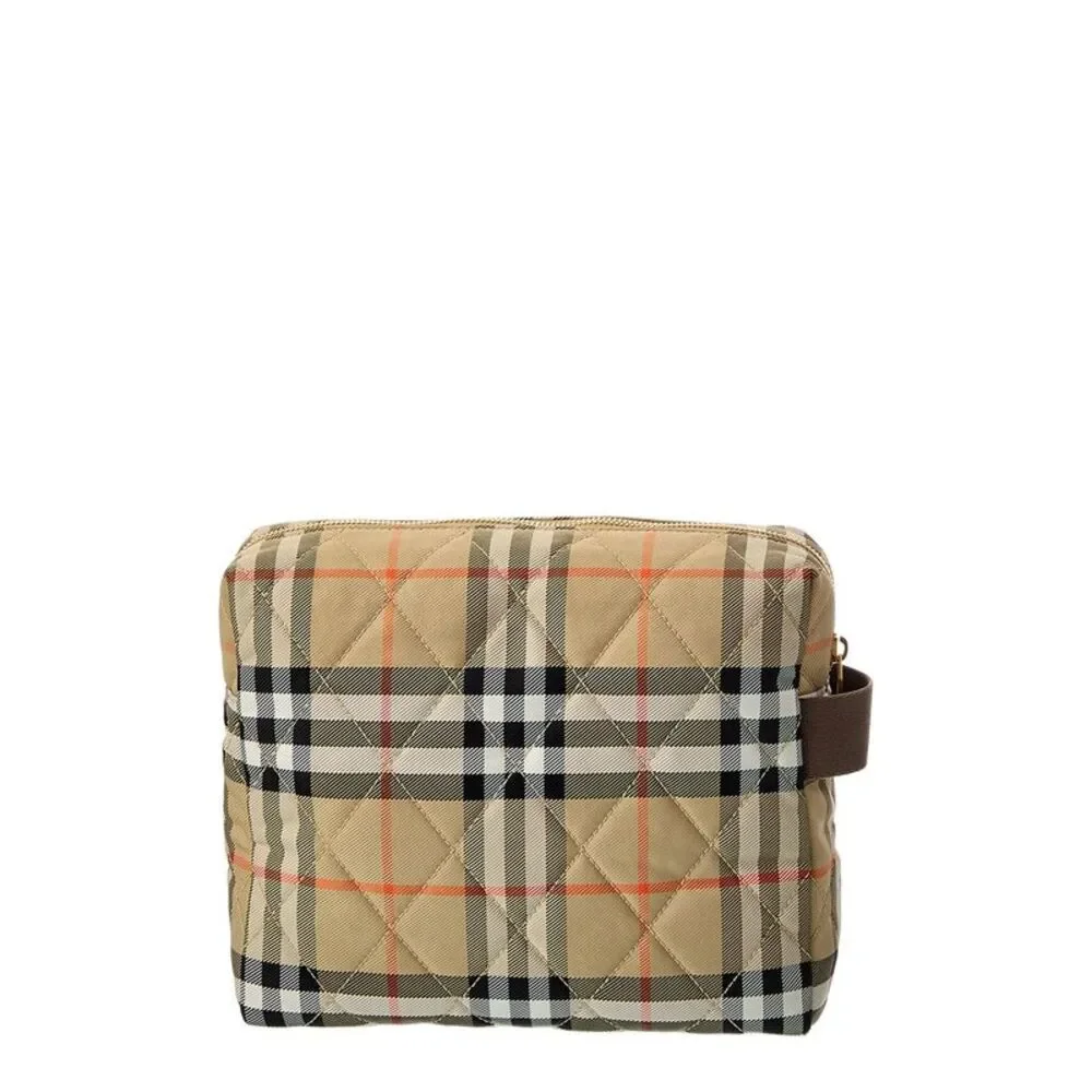 Burberry Girls Check Canvas Pouch
